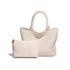Texted Hand-woven Bag Casual Grande Capacidade Tote Bag Verão Nova Moda Comuting All-match Bolsa de Ombro para Mulheres
