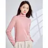 Suéter de Punto de Lana Merino y Cachemira de una Sola Pieza para Mujer, Estilo Otoño e Invierno, Suave y Elegante, Suéter Cálido