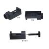 Ajustador de medidor herramienta descargadora de correas de reloj mecánico descargador de correas reloj banda de acero ensanchada descargador de reloj accesorios de reloj negro