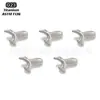 Pendientes de Titanio F136 Pendientes Brillantes de Pájaro Animal Clavos de Nariz Aleación de Titanio G23 Joyería para Perforaciones Clavos de Hueso del Oído Clavos Cocleares
