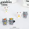 Muñeca de Cabra Agradable y Lobo Feroz Estéreo de Dibujos Animados Accesorios para Joyería DIY Adornos Creativos de Escritorio Colgante de Llavero