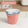 Cubo de basura de cocina para colgar en la pared, papelera colgante para puerta de armario de baño, papelera decorativa para uso doméstico, contenedor de almacenamiento de alta estética