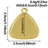 Collar Colgante Geométrico de Acero Inoxidable Base de Gota de Aceite Accesorio de Joyería DIY Sencillo de Nicho Base Colgante Accesorio Ahora Disponible