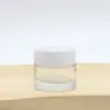 Botella de Vidrio Transparente para Crema al por Mayor Muestra de Crema para Ojos Crema Facial Botella Vacía Crema para la Piel Botella de Vidrio Dividida Cosmética