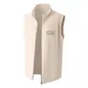 Colete Masculino Outono/Inverno Novo Jaqueta Masculina Forro Três-Em-Um Gola Alta Cor Sólida Cardigã Colete Masculino