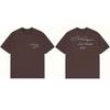 Marca de Moda Americana Cole Buxton Camiseta Minimalista con Logo de Letras y Eslogan Estampado High Street Manga Corta Top Holgado