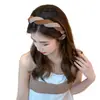 Diadema Retro Francesa Femenina Trenzado Empalmado Paquete de Cabello a Cuadros Diadema de Presión para el Cabello Popular 2024 Nuevo Pasador Adorno para el Cabello