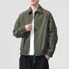 Jaqueta de Lapela Solta Marca Moderna Masculina Uso Dupla Face Outono 2026 Nova Estilosa Simples Impermeável Corta-Vento Roupa Exterior Atacado