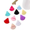 Esponja de Pó Triangular Solto, Esponja de Pó em Formato de Leque, Bolo de Pó Fixador de Maquiagem, Esponja de Pó Aveludada, Esponja de Pó Fixador Específica para Maquiagem