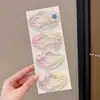 Pinza para el pelo de lunares y estrellas estilo coreano para niñas, Pinza para el pelo infantil, Pinza para el pelo de bebé con aspecto de alta gama, No daña el cabello, Pinza para flequillo, Accesorio para el cabello