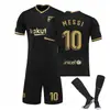 Camisetas de local y visitante del Barcelona 20-21, número 10 Messi, conjunto de uniforme deportivo de fútbol para niños, para hombre