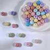 Fábrica venta al por mayor patrón de dragón barril cuentas de porcelana cuentas de perforación cuentas sueltas de vidrio diy material para pulsera collar hecho a mano