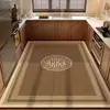 Alfombrilla de cocina estilo vintage, antideslizante y resistente al aceite, lavable y de fácil limpieza de tierra de diatomeas, absorbente de agua, impermeable, de cobertura completa, alfombra resistente a la suciedad