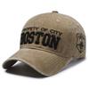 Gorra de béisbol bordada con letras antiguas retro para hombre y mujer, estilo informal, para exteriores, primavera y verano
