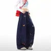 Pantalones Deportivos Anchos con Bordado de Cimitarra de Dachshund Americano para Hombres y Mujeres, Modernos de Hip-Hop, High Street, Frescos, Casuales