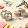 Conjunto de Fitas Washi de Formato Especial Personalizado, Adesivos para Caderno de Bolso, Hot Stamping, Corte a Laser Washi Tape de Desenho Animado