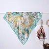 70 Bufandas de Moda Versátiles Estilo Pastoral, Bufandas Cuadradas Elegantes, Pañuelos Decorativos de Moda para el Cuello, Bufandas Populares para Mujer