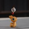 Chaveiro Pingente de Veado de Sândalo Yiming Xianyuan Pingente de Celular Corrente de Pingente de Chave para Casal Masculino e Feminino DIY