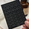 Explosiones Francesas Calados Pegatinas para Uñas Pintadas en Spray Modelado Mariposa Amor Plantilla de Doble Cara Tienda de Uñas Especial Pegatinas de Plantilla