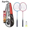 Deli Angnet F2101 Duplas Raquete de Badminton Ferroliga F2100 Família Treinamento Raquete de Badminton com Bola