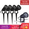 Luz de Árvore para Exterior 12V-24V Baixa Tensão 3 Leds 3W Impermeável Casa Alumínio Fundido Luz de Árvore Colorida Estilo Quente Transfronteiriço
