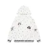 Sudadera con capucha y orejas de gato bordadas con notas musicales estilo coreano para mujer, nueva colección de otoño, holgada, casual, versátil, chaqueta estilo perezoso