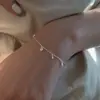 Pulsera Love Flash Diamond Gloss para Mujer, Diseño Simple Creativo de Nicho, Sentido del Estilo Frío ins, Pulsera para Novia Mujer