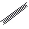 Adecuado para Honda Civic 06-11/12-15/16-19 Tira de Presión Exterior Tira de Sellado Tira Retenedora de Agua para Vidrio de Puerta y Ventana