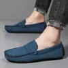 Zapatos de Lona Europeos y Americanos, Zapatos de Gamuza de Cuero para Hombre Aliexpress, Zapatos Casuales para Conducir, Zapatos Perezosos de Amazon, Zapatos para Hombre