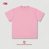 Bk Roupa Masculina Retro Americana Feita Sob Medida 235g Algodão Puro Manga Curta Modelagem Solta Gola Pequena Versátil Sensação Fresca Camiseta Masculina de Manga Curta