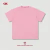Camiseta Masculina Básica Estilo Americano Bk Cooling Cor Sólida 235g Algodão Puro Manga Curta, Casual Solta Tendência Marca Masculina Manga Curta.
