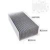 Disipador de calor de perfil de aluminio Amplificador de potencia electrónico Radiador de placa base Router de alta potencia Bloque de disipación de calor de aletas densas de grado industrial