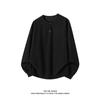 Sudadera Popular Otoño 2025 Nueva Americana Casual Cuello Henley para Hombre Camiseta de Manga Larga de Alta Gama