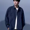 Camisa Jeans Jaqueta Masculina Outono Casual Versátil Manga Longa Moda Outono e Inverno Versátil Top