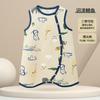 Saco de Dormir de Algodón ins para Niños con Piernas Divididas Primavera y Otoño Ropa de Casa para Bebé Jardín de Niños a Prueba de Patadas Chaleco Saco de Dormir de Verano