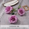 Ramo Artificial de Flor Falsa Búlgara de 3 Cabezas Flor Hecha a Mano Flor para Boda Flor de Seda Artificial Arreglo de Decoración para Boda