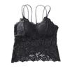 Camisola de Mujer Cinturón Almohadilla para el Pecho Ropa Interior Integrada Espalda Soporte Interior Sexy Encaje Top Tubo Hermosa Espalda Sujetador Verano Delgado