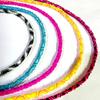 Fornecimento Pronto de Corda Elástica Redonda de Alta Elasticidade de 4mm para Telefone Cadarço Ondulado Colorido Corda Redonda Trançada Sólida