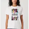 Em estoque para exportação Camiseta Europa e Estados Unidos Camiseta Taylor com design de mapa a nova camiseta de moda de rua de manga curta uma geração de camiseta