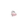 Ear Cuff de Esmalte Frío Colorido Dopamina Coreana y Japonesa Diseño Original de Nicho Forma de Corazón Incrustado de Circonitas Sin Perforación
