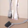 Nova Escova de Limpeza para Cozinha Doméstica Escova para Panelas Cabo Longo Escova para Louça Cabo Antiderrapante Escova de Plástico