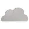 Nuevo mantel individual de silicona Morandi Color Cloud, mantel individual de silicona nórdico para bebés y niños, plato de cena móvil con aislamiento térmico fácil de transportar