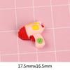Arma de brinquedo em miniatura nova criativa diy creme cola celular shell acessórios de resina cocar hairpin material epóxi