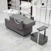 Cama para Lavar el Cabello de Salón de Peluquería Estilo Celebridad de Internet Semi-Reclinable Lavabo Profundo Cama para Lavar el Cabello Salón de Peluquería Cama para Enjuagar Cama para Cuidado y Crecimiento del Cabello