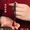 Colgante Natural de Cinabrio Dorado Púrpura con Hebilla de Paz, Calabaza, Buda Maitreya, Guanyin, Gota de Agua, Diseño de Zorro para Hombres y Mujeres
