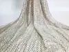 Jiaxin Textil Malla Elástica Tela de Lentejuelas Moda Hueca Rombo Pequeño Moda Europea y Americana Tela para Vestido