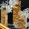 Tela Elástica Estampada en Caliente Dorada y Plateada Boda Superficie Brillante Telón de Fondo para Festival Cortina Decoración para Fotos de Boda Mantel Tela para Cortina