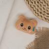 Lindo Dibujo Animado Peluche Mantequilla Rizado Joyería Mochila Broche de Oso Accesorios Niña Corazón Accesorios