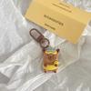 Chaveiro Pingente de Capivara Fofo Pingente Desenho Animado para Mochila Escolar de Estudante Acessórios para Mochila de Menina Presente para Melhor Amiga