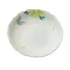 Porta-copo de cerâmica com peônia e borboleta pintados à mão, bandeja para gaiwan, pires, bandeja para chá seco, bandeja para vaso, prato de frutas, bandeja para lanches de chá